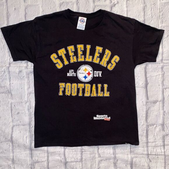 Delta pro weight youth boys L Pittsburgh Steelers short sleeve Crewneck t-shirt - Picture 1 of 5